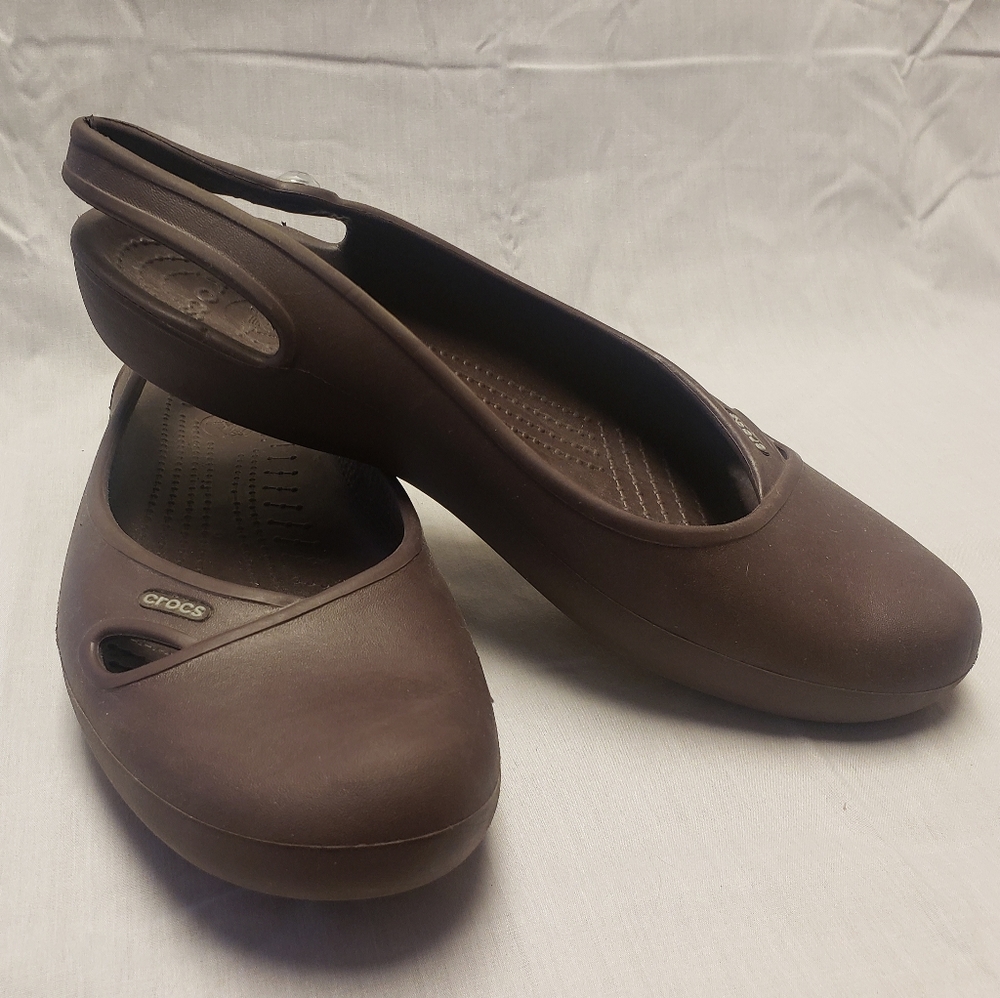 Crocs slingback ballet flats
